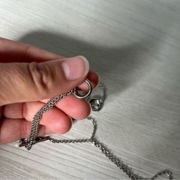 Celine silver knot necklace - preowned - Picture 5 of 6